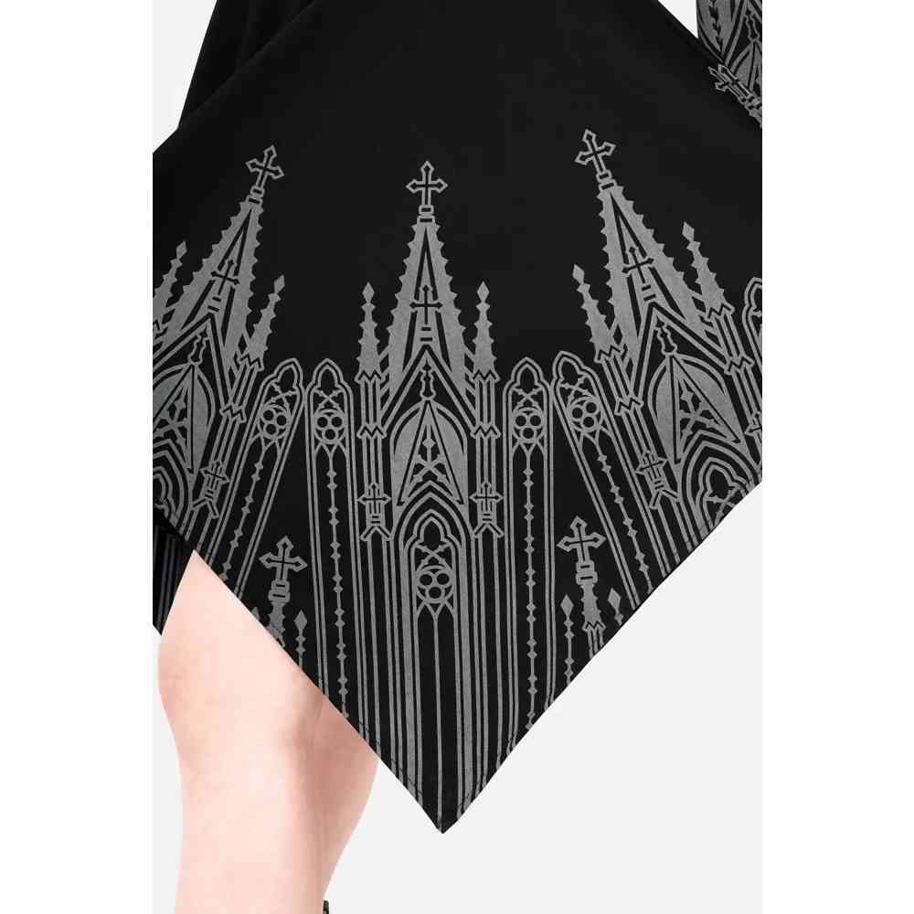 Restyle - Infernal Chapel Mini jurk - Zwart